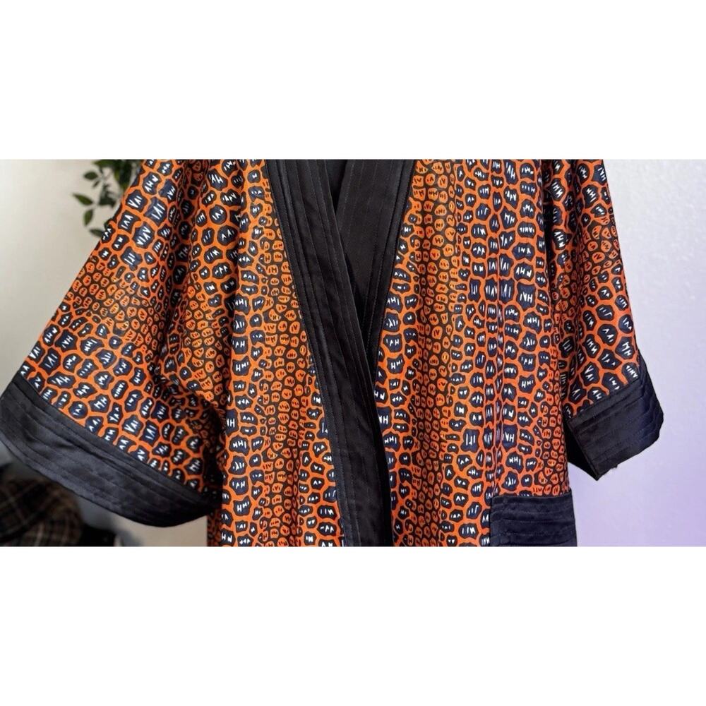 African Print Kimono Style Duster Bold Statement Piece | Boho Vibe | Ungendered - Picture 6 of 16